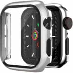 Kryt s Ochranným Sklem pro Apple Watch Bright Silver