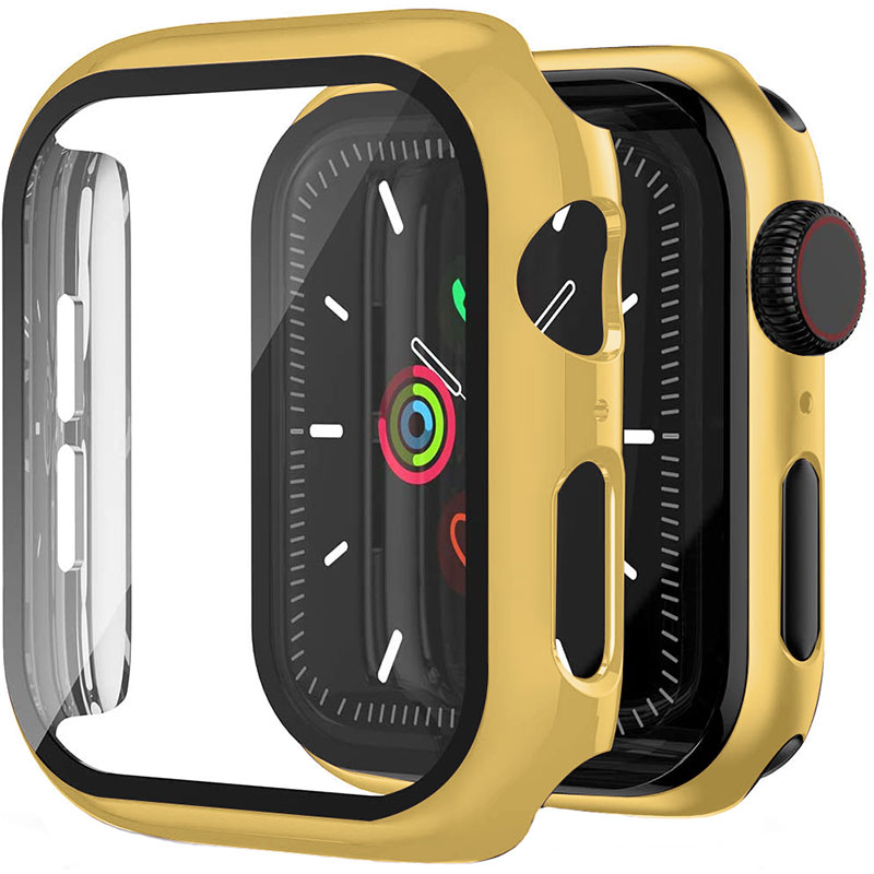 Kryt s Ochranným Sklem pro Apple Watch Gold