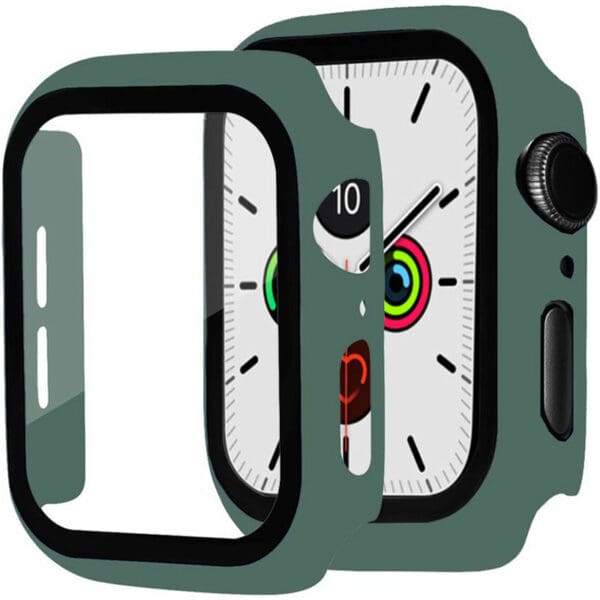 Kryt s Ochranným Sklem pro Apple Watch Pine Green