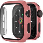 Kryt s Ochranným Sklem pro Apple Watch Pink Gold