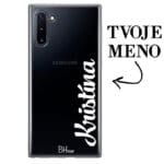 Kryt s vertikálním jménem pro Samsung Note 10