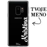 Kryt s vertikálním jménem pro Samsung S9
