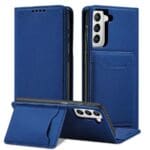 Magnet Card Pouch Card Wallet Card Holder Blue Kryt Samsung Galaxy S22