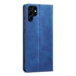 Magnet Fancy Card Wallet Card Stand Blue Kryt Samsung Galaxy S22 Ultra