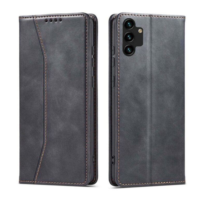 Magnet Fancy Pouch Wallet Card Holder Black Kryt Samsung Galaxy A13 5G