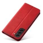 Magnet Fancy Pouch Wallet Card Holder Red Kryt Samsung Galaxy S22 Plus