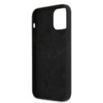 Mercedes AMG AMHCP12LSGLBGN Black Silicone Big Logo Kryt iPhone 12 Pro Max