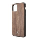Mercedes MEHCN58VWOLB Hard Brown Wood Line Walnut Kryt iPhone 11 Pro