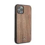Mercedes MEHCN58VWOLB Hard Brown Wood Line Walnut Kryt iPhone 11 Pro