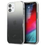 Mercedes MEHCP12SARGBK Black Transparent Line Kryt iPhone 12 Mini