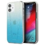 Mercedes MEHCP12SCLGBL Blue Transparent Line Kryt iPhone 12 Mini