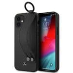 Mercedes MEHCP12SLSSBK Black Strap Line Kryt iPhone 12 Mini