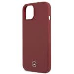 Mercedes MEHCP13MSILRE Red Silicone Line Kryt iPhone 13