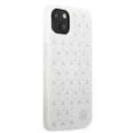 Mercedes MEHCP13SESPWH White Silver Stars Pattern Kryt iPhone 13 Mini