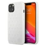 Mercedes MEHCP13SESPWH White Silver Stars Pattern Kryt iPhone 13 Mini