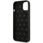 Mercedes MEHCP13SSILBK Black Silicone Line Kryt iPhone 13 Mini