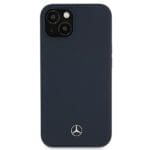 Mercedes MEHCP13SSILNA Navy Silicone Line Kryt iPhone 13 Mini