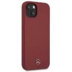 Mercedes MEHCP13SSILRE Red Silicone Line Kryt iPhone 13 Mini