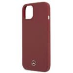 Mercedes MEHCP13SSILRE Red Silicone Line Kryt iPhone 13 Mini