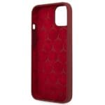 Mercedes MEHCP13SSILRE Red Silicone Line Kryt iPhone 13 Mini