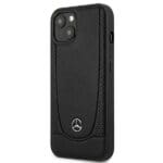 Mercedes MEHCP14MARMBK Black Leather Urban Kryt iPhone 14 Plus