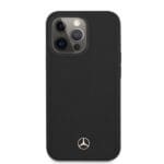 Mercedes MEHMP13LSILBK Black Silicone Magsafe Kryt iPhone 13 Pro