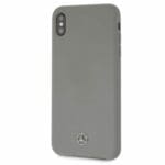 Mercedes Silicone Lining Grey Kryt iPhone XS Max