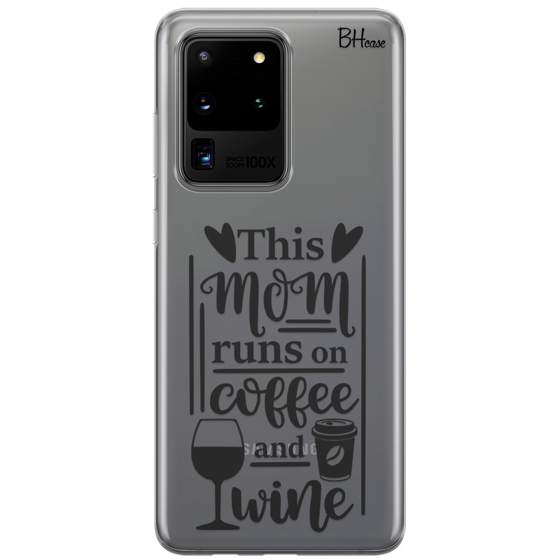 Mom Coffee Wine Kryt Samsung S20 Ultra