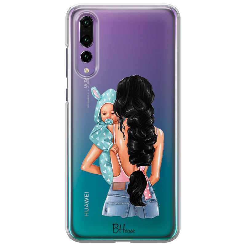 Mother Black Haired With Boy Kryt Huawei P20 Pro