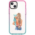 Mother Blonde With Boy Kryt iPhone 14