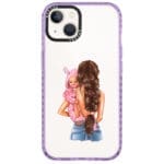 Mother Brunette With Girl Kryt iPhone 14