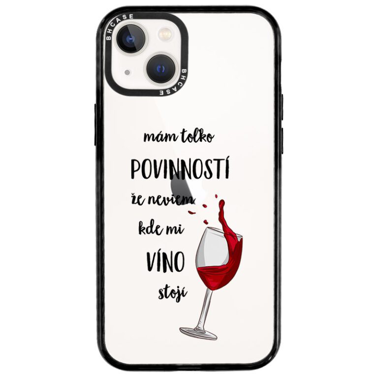 Nevím Kde Mi Víno Stojí Kryt iPhone 13