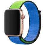 Nylonový Náramek Apple Watch 45/44/42/Ultra Blue Green