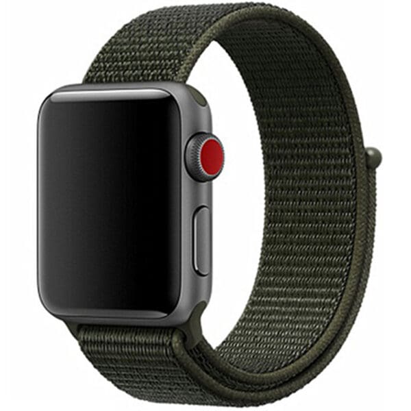 Nylonový Náramek Apple Watch 45/44/42/Ultra Cargo Khaki