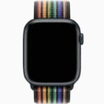 Nylonový Náramek Apple Watch 41/40/38mm Black Rainbow