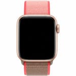 Nylonový Náramek Apple Watch 41/40/38mm Neon Pink