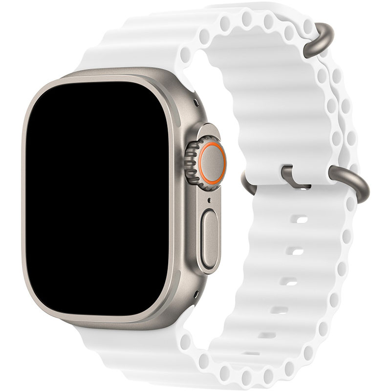 Ocean Náramek Apple Watch 45/44/42/Ultra White