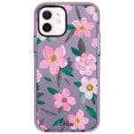 Pink Floral Kryt iPhone 12/12 Pro