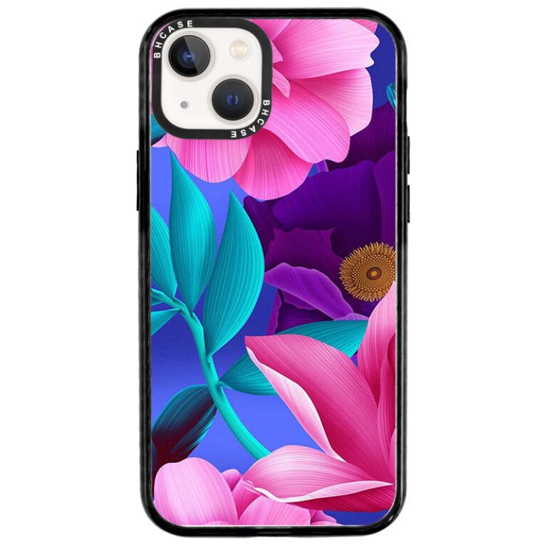 Pinky Floral Kryt iPhone 13 Mini
