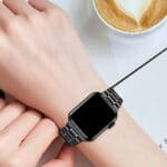 Premium Metal Náramek Apple Watch 45/44/42/Ultra Black