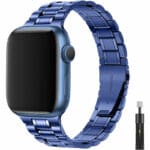 Premium Metal Řemínek Apple Watch SE/11/10/9/8/7/6/5/4/3/Ultra 1/2/3 (44/45/46/49mm) Blue