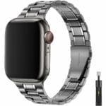 Premium Metal Řemínek Apple Watch SE/11/10/9/8/7/6/5/4/3/Ultra 1/2/3 (44/45/46/49mm) Gray