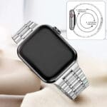 Premium Metal Náramek Apple Watch 45/44/42/Ultra Silver