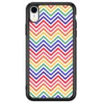 Rainbow Geometric Kryt iPhone XR