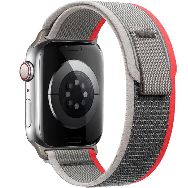 Endurance Loop Náramek Apple Watch 45/44/42/Ultra Red Gray