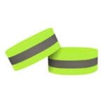 Reflective Strap Armband Bike Running Jogging Velcro 4cm Yellow