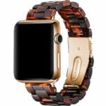 Resin Strap Řemínek Apple Watch SE/11/10/9/8/7/6/5/4/3 (42/41/40/38mm) Dark Honey