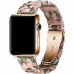 Resin Strap Řemínek Apple Watch SE/11/10/9/8/7/6/5/4/3 (42/41/40/38mm) Pink Green