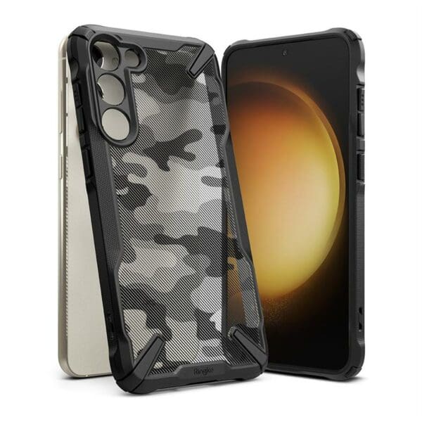 Ringke Fusion X Plus Camo Black Kryt Samsung Galaxy S23 Plus