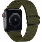Scrunchie Řemínek Apple Watch SE/11/10/9/8/7/6/5/4/3 (42/41/40/38mm) Army Green
